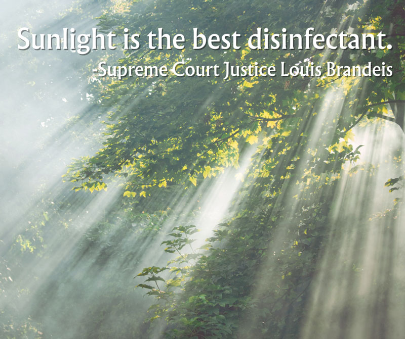 sunlight-disinfectant